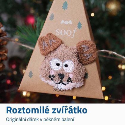 Obrazek z Ciepłe skarpetki w opakowaniu prezentowym  -  wiewiórka