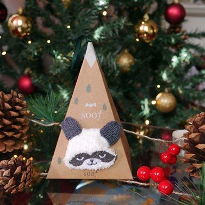 Obrazek z Ciepłe skarpetki w opakowaniu prezentowym  -  panda
