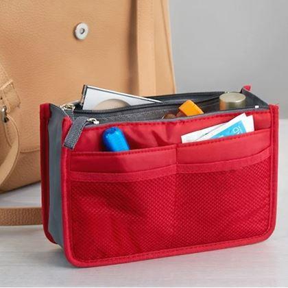 Obrazek z Organizer do torebki – niebieski - czerwony