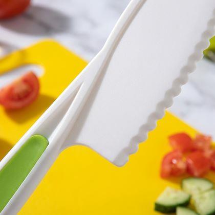 Obrazek z Dziecięcy zestaw kuchenny – bezpieczne krojenie