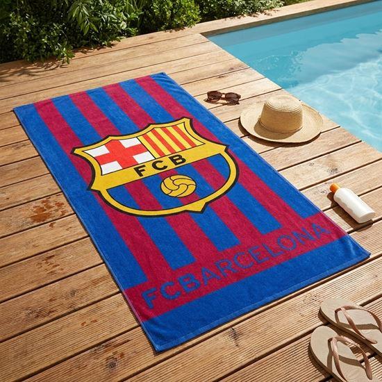 Obrazek z Ręcznik plażowy piłkarski - FC Barcelona