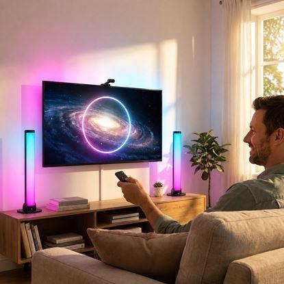 Obraz Ambientowe oświetlenie LED do telewizora